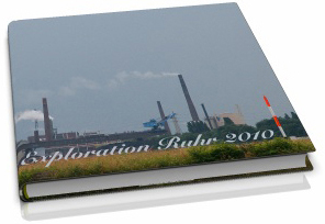 Buch „Exploration Ruhr 2010“, Einband mit Industrielandschaft